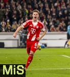 06.12.2025, Fussball Bundesliga 2025/2026, 13.Spieltag, VfB Stuttgart - FC Bayern M�nchen, in der MHP-Arena Stuttgart, Torjubel Joshua Kimmich (FC Bayern M�nchen),