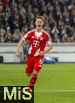 06.12.2025, Fussball Bundesliga 2025/2026, 13.Spieltag, VfB Stuttgart - FC Bayern M�nchen, in der MHP-Arena Stuttgart, Torjubel Joshua Kimmich (FC Bayern M�nchen),