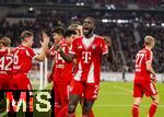 06.12.2025, Fussball Bundesliga 2025/2026, 13.Spieltag, VfB Stuttgart - FC Bayern M�nchen, in der MHP-Arena Stuttgart, Torjubel Dayot Upamecano (FC Bayern M�nchen) 