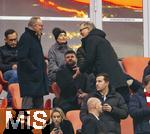 14.12.2025, Fussball Bundesliga 2025/2026, 14.Spieltag, FC Bayern M�nchen - 1.FSV Mainz 05, in der Allianz-Arena M�nchen, Zu Besuch aus Vanouver (Kanada) ist Ex-Bayernspieler Thomas M�ller auf der VIP-Trib�ne mit Ex-Vorstandsvorsitzender Karl-Heinz Rummenigge (FC Bayern M�nchen), Vorstandsvorsitzender Jan-Christian Dreesen (FC Bayern M�nchen) 