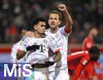 21.12.2025, Fussball Bundesliga 2025/2026, 15. Spieltag, 1. FC Heidenheim 1846 - FC Bayern M�nchen, in der Voith-Arena Heidenheim. Jubel (L-R) Torsch�tze Luis Diaz (Bayern M�nchen) und Harry Kane (Bayern M�nchen) zum Tor zum 0:3