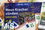28.12.2025, Prospekt f�r Feuerwerksverkauf von LIDL ab Montag 29.12.2025.  