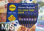 28.12.2025, Prospekt f�r Feuerwerksverkauf von LIDL ab Montag 29.12.2025. Guten Rutsch ins neue Jahr 2026, Lidl lohnt sich. 