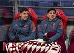 06.01.2026, Fussball 1. Bundesliga 2025/2026, Testspiel: RB Salzburg - FC Bayern M�nchen, in der Red Bull Arena Salzburg (�sterreich), v.li:  Deniz Ofli (FC Bayern M�nchen), Felipe Chavez (Bayern M�nchen) auf der Ersatzbank.