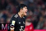14.01.2026, Fussball 1. Bundesliga 2025/2026, 17. Spieltag, 1.FC K�ln - FC Bayern M�nchen, im Rhein-Energie-Stadion K�ln. Min-Jae Kim (FC Bayern M�nchen)  freut sich �ber das Tor zum 1:2, 