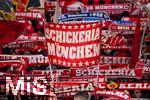 14.01.2026, Fussball 1. Bundesliga 2025/2026, 17. Spieltag, 1.FC K�ln - FC Bayern M�nchen, im Rhein-Energie-Stadion K�ln. Fan Fahne FC Bayern M�nchen ?Schickeria M�nchen?


