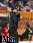 15.01.2026, Fussball 1. Bundesliga 2025/2026, 17.Spieltag, FC Augsburg - 1.FC Union Berlin, in der WWK-Arena Augsburg. Trainer Steffen Baumgart (Union Berlin) in Rage 
