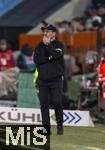 15.01.2026, Fussball 1. Bundesliga 2025/2026, 17.Spieltag, FC Augsburg - 1.FC Union Berlin, in der WWK-Arena Augsburg. Trainer Steffen Baumgart (Union Berlin) nachdenklich 