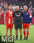 18.01.2026, Fussball, der FC Bayern M�nchen Legends-CUP, im SAP-Garden M�nchen. v.l. J�rgen Klismann (FC Bayern M�nchen), x und Klaus Augenthaler (FC Bayern M�nchen).