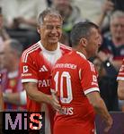 18.01.2026, Fussball, der FC Bayern M�nchen Legends-CUP, im SAP-Garden M�nchen. v.l. J�rgen Klinsmann (FC Bayern M�nchen) und Lothar Matth�us (FC Bayern M�nchen) haben Spass.