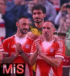 18.01.2026, Fussball, der FC Bayern M�nchen Legends-CUP, im SAP-Garden M�nchen. v.l. Diego Contento (Bayern M�nchen)., Mats Hummels (Dortmund) und Franck Ribery (Bayern M�nchen)