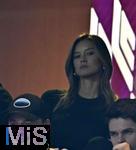 18.01.2026, Fussball, der FC Bayern M�nchen Legends-CUP, im SAP-Garden M�nchen. Nicola Cavanis (Deutschland) die Freundin von Mats Hummels (Dortmund).