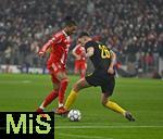21.01.2026,  Fussball UEFA Championsleague 2025/2026: Vorrunde 7.Spieltag, FC Bayern M�nchen - Union Saint-Gilloise, in der Allianz-Arena M�nchen. v.l. Michael Olise (FC Bayern M�nchen) gegen Ross Sykes (Union Saint-Gilloise) 
  

