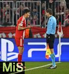 21.01.2026,  Fussball UEFA Championsleague 2025/2026: Vorrunde 7.Spieltag, FC Bayern M�nchen - Union Saint-Gilloise, in der Allianz-Arena M�nchen. Min-jae Kim (Bayern M�nchen, Minjae Kim) regt sich auf
  

