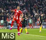 21.01.2026,  Fussball UEFA Championsleague 2025/2026: Vorrunde 7.Spieltag, FC Bayern M�nchen - Union Saint-Gilloise, in der Allianz-Arena M�nchen. Torjubel Harry Kane (FC Bayern M�nchen)