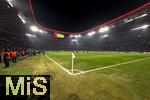 21.01.2026,  Fussball UEFA Championsleague 2025/2026: Vorrunde 7.Spieltag, FC Bayern M�nchen - Union Saint-Gilloise, in der Allianz-Arena M�nchen. An der Eckfahne am Spielfeldrand ist der Rasen gelb und mager. 