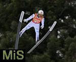 23.01.2026, Skiflug-Weltmeisterschaft Oberstdorf 2026, auf der Heini-Klopfer-Skiflugschanze in Oberstdorf (Deutschland). Einzelwettbewerb Tag 1,  RAIMUND Philipp ((Deutschland) 