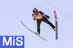 23.01.2026, Skiflug-Weltmeisterschaft Oberstdorf 2026, auf der Heini-Klopfer-Skiflugschanze in Oberstdorf (Deutschland). Einzelwettbewerb Tag 1,  KOBAYASHI Ryoyu (Japan) in der Luft.