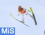 23.01.2026, Skiflug-Weltmeisterschaft Oberstdorf 2026, auf der Heini-Klopfer-Skiflugschanze in Oberstdorf (Deutschland). Einzelwettbewerb Tag 1,  KRAFT Stefan (�sterreich) in der Luft.