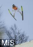23.01.2026, Skiflug-Weltmeisterschaft Oberstdorf 2026, auf der Heini-Klopfer-Skiflugschanze in Oberstdorf (Deutschland). Einzelwettbewerb Tag 1,  EMBACHER Stephan (�sterreich) in der Luft.
