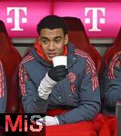 24.01.2026, Fussball Bundesliga 2025/2026, 19.Spieltag, FC Bayern M�nchen - FC Augsburg, in der Allianz-Arena M�nchen, Jamal Musiala (Bayern M�nchen)  auf der Bank

