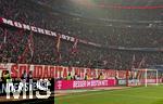 24.01.2026, Fussball Bundesliga 2025/2026, 19.Spieltag, FC Bayern M�nchen - FC Augsburg, in der Allianz-Arena M�nchen,   S�rdkurve zeigt Solidarit�t mit Hertha BSC Kurve die Ostkurve


