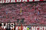 24.01.2026, Fussball Bundesliga 2025/2026, 19.Spieltag, FC Bayern M�nchen - FC Augsburg, in der Allianz-Arena M�nchen, S�dkurve Bayernfans pr�sentieren ihre Schals.