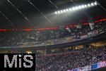 24.01.2026, Fussball Bundesliga 2025/2026, 19.Spieltag, FC Bayern M�nchen - FC Augsburg, in der Allianz-Arena M�nchen, Fans des FCA in der oberen Ebene.