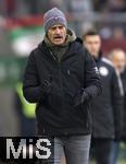 31.01.2026, Fussball 1. Bundesliga 2025/2026, 20.Spieltag, FC Augsburg - FC St. Pauli, in der WWK-Arena Augsburg. Trainer Alexander Blessin (FC St. Pauli) in Rage.