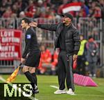 08.02.2026, Fussball Bundesliga 2025/2026, 21.Spieltag, FC Bayern M�nchen - TSG 1899 Hoffenheim, in der Allianz-Arena M�nchen,   Trainer Vincent Kompany (FC Bayern M�nchen) unzufrieden.


