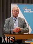 09.02.2026, Bad W�rishofen im Unterallg�u, Parteiveranstaltung zur Kommunalwahl 2026, Freie W�hler laden ein in den Kursaal. MdL Bernhard Pohl (Freie W�hler) hier am Rednerpult. 