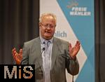 09.02.2026, Bad W�rishofen im Unterallg�u, Parteiveranstaltung zur Kommunalwahl 2026, Freie W�hler laden ein in den Kursaal. MdL Bernhard Pohl (Freie W�hler) hier am Rednerpult. 