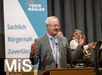 09.02.2026, Bad W�rishofen im Unterallg�u, Parteiveranstaltung zur Kommunalwahl 2026, Freie W�hler laden ein in den Kursaal. MdL Bernhard Pohl (Freie W�hler) hier am Rednerpult.  