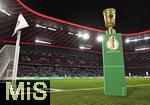 11.02.2026, Fussball DFB-Pokal 2025/2026, Viertelfinale, FC Bayern M�nchen - RB Leipzig, in der Allianz-Arena M�nchen. DFB Pokal im Detail 


