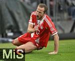 21.02.2026, Fussball Bundesliga 2025/2026, 23.Spieltag, FC Bayern M�nchen - Eintracht Frankfurt, in der Allianz-Arena M�nchen,   Harry Kane (FC Bayern M�nchen) Torjubel nach dem 3:0 



