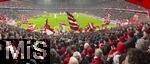 21.02.2026, Fussball Bundesliga 2025/2026, 23.Spieltag, FC Bayern M�nchen - Eintracht Frankfurt, in der Allianz-Arena M�nchen, Blick aus der S�dkurve Richtung Spielfeld