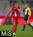 22.02.2026, Google Pixel Frauen-Fussball Bundesliga 2025/2026, 19.Spieltag, FC Bayern M�nchen - VfL Wolfsburg, im Bayern-Campus M�nchen, Momoko Tanikawa (FC Bayern M�nchen) ist nachdenklich