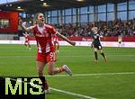 22.02.2026, Google Pixel Frauen-Fussball Bundesliga 2025/2026, 19.Spieltag, FC Bayern M�nchen - VfL Wolfsburg, im Bayern-Campus M�nchen, Jovana Damnjanovic (FC Bayern M�nchen) jubelt.