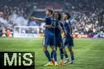 28.02.2026, Fussball Major League Soccer (MLS) 2026 Kanada USA, 2.Spieltag, Vancouver Whitecaps FC - Toronto FC, im BC Place Stadium Vancouver, Thomas M�ller (Vancouver) jubelt nach seinem Tor in der ersten Halbzeit mit AZ Jackson (re, Vancouver) 